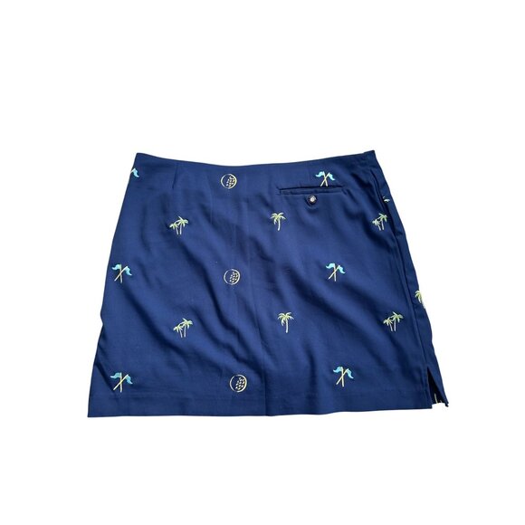 CORAL BAY GOLF Women's Blue Embroidered Skort Size 16 - Picture 2 of 7